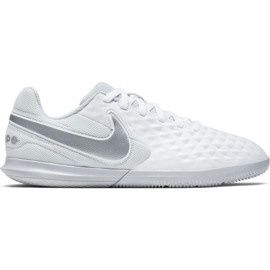 Chaussures d'intérieur Nike Tiempo Legend 8 Club Ic Jr AT5882-100 blanc blanc