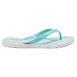 Seastar Tongs en caoutchouc bleu