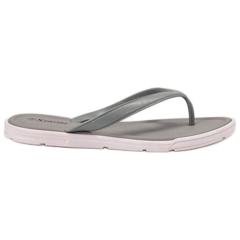 Seastar Tongs en caoutchouc gris