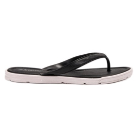 Seastar Tongs en caoutchouc le noir Seastar Tongs en caoutchouc le noir
