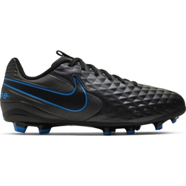 Nike Tiempo Legend 8 Academy FG / MG Jr AT5732 004 chaussures de football noir noir