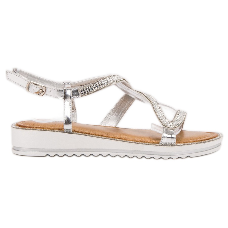 SHELOVET Sandales sur la plate-forme gris