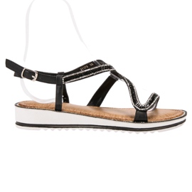 SHELOVET Sandales sur la plate-forme le noir SHELOVET Sandales sur la plate-forme le noir