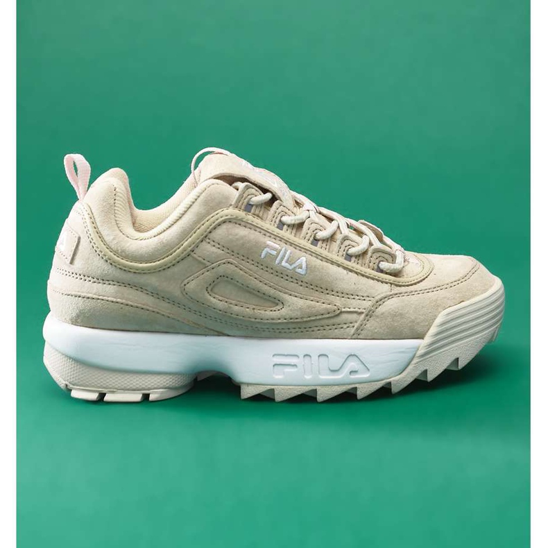 Fila Disruptor S Low Wmn Gris Plume brun Fila Disruptor S Low Wmn Gris Plume brun