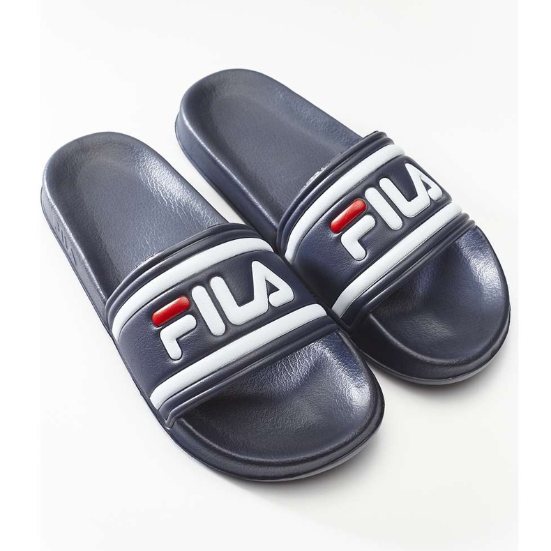 Fila Morro Bay Slipper Wmn 29Y Robe Bleue blanche bleu marin