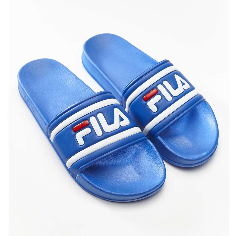 Fila Morro Bay Slipper 21C Bleu Électrique blanche