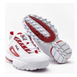 Disruptor Cb Low Wmn White Fila Rouge blanche