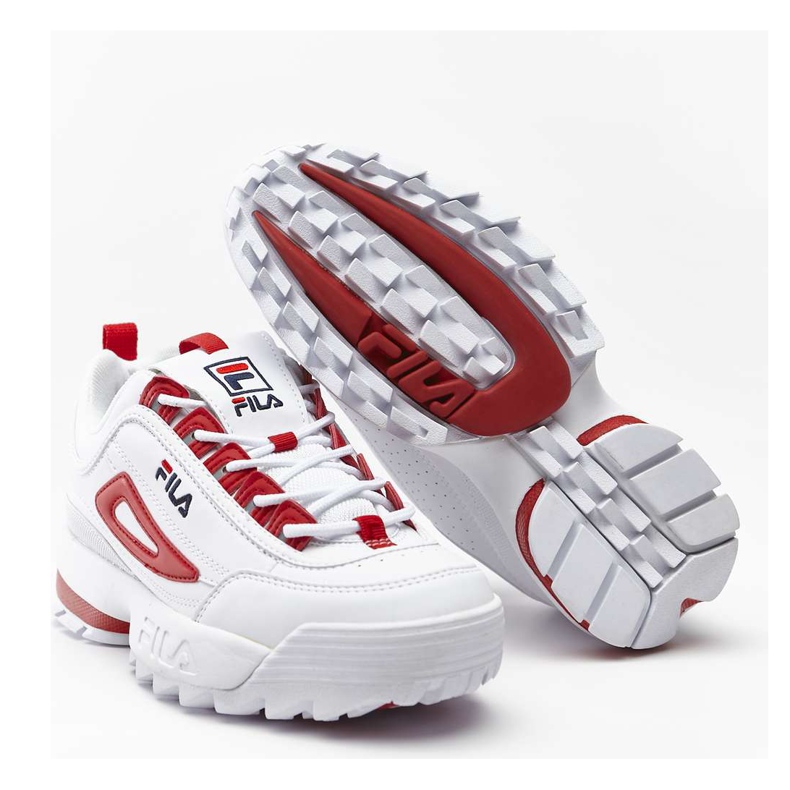 Disruptor Cb Low Wmn White Fila Rouge blanche