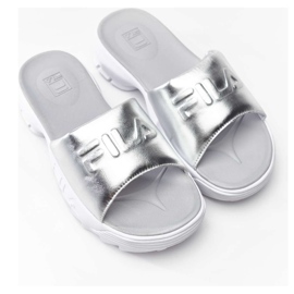 Fila Disruptor Slide Metallic 80F Metallic Silver gris