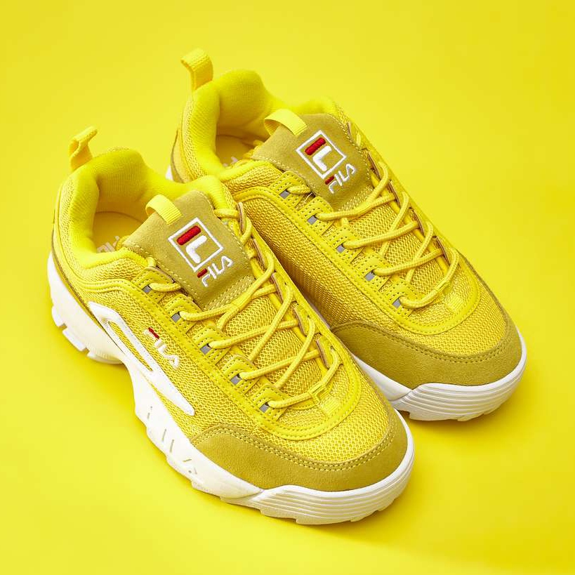 fila disruptor 1 jaune