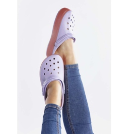 Crocs Crocband Plate Clog 5P9 Melon Lavande multicolore