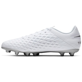 Chaussures de football Nike Tiempo Legend 8 Academy Club FG / MG M AT6107-100 blanc blanc