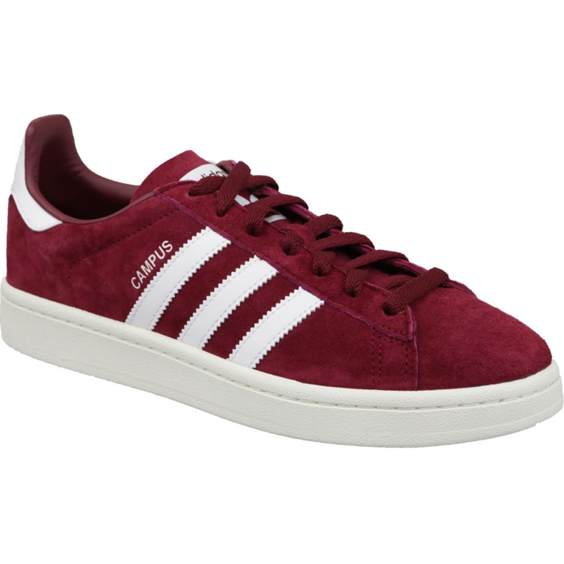 Adidas Originals Campus M BZ0087 chaussures bordeaux multicolore Adidas Originals Campus M BZ0087 chaussures bordeaux multicolore