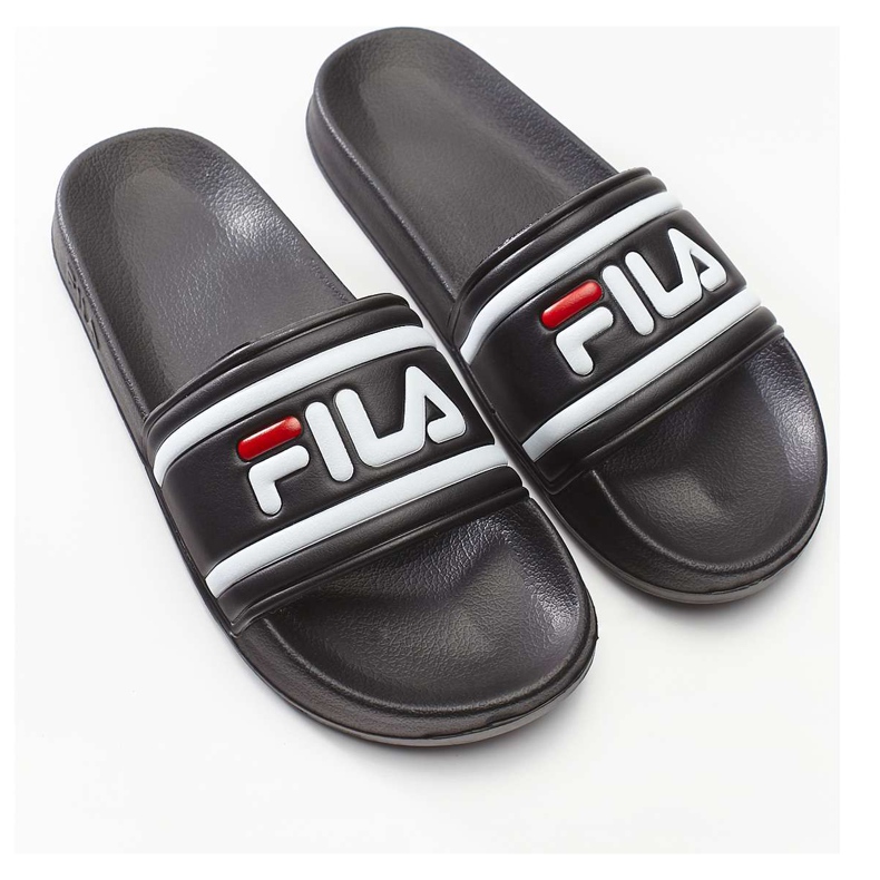 Fila Morro Bay Slipper 25Y Noir blanche le noir