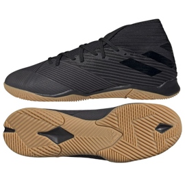 Chaussures d'intérieur adidas Nemeziz 19.3 In M F34413 noir noir