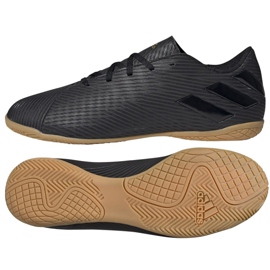 Chaussures d'intérieur adidas Nemeziz 19.4 In M F34529 noir noir
