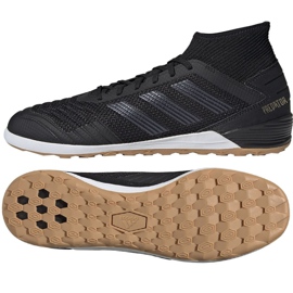 Chaussures d'intérieur adidas Predator 19.3 In M F35617 noir noir