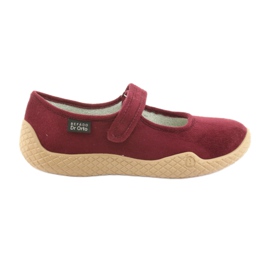 Dr.ORTO Befado chaussures pour femmes pu-young pu 197D003 bordeaux rouge
