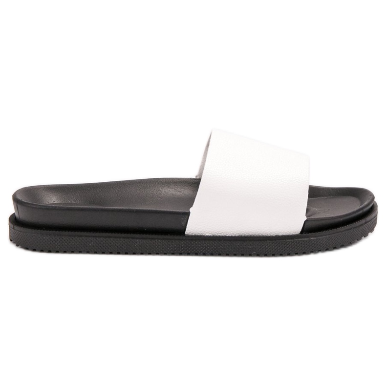 Clowse Pantoufles blanches pour femmes Clowse Pantoufles blanches pour femmes