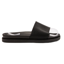 Clowse Pantoufles noires pour femmes