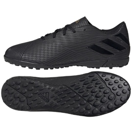 Chaussures de foot Adidas Nemeziz 19.4 Tf M F34525 noir noir