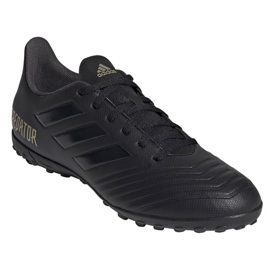 Chaussures de foot Adidas Predator 19.4 Tf F35635 noir noir