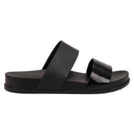 SHELOVET Pantoufles En Caoutchouc À La Mode noir