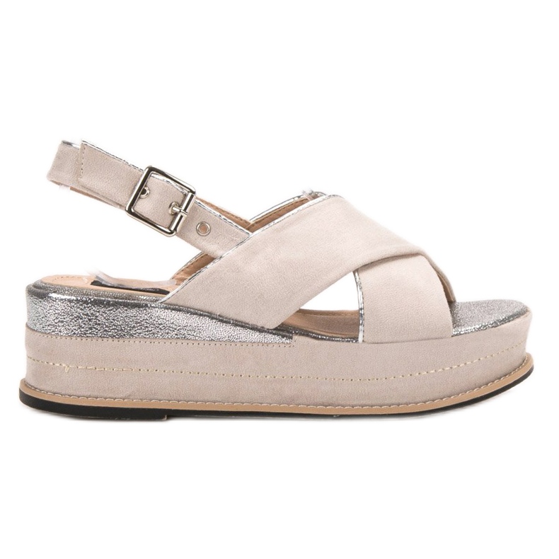 Lily Shoes Sandales à fermeture boucle brun