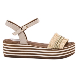 Sandales VICES beige clair