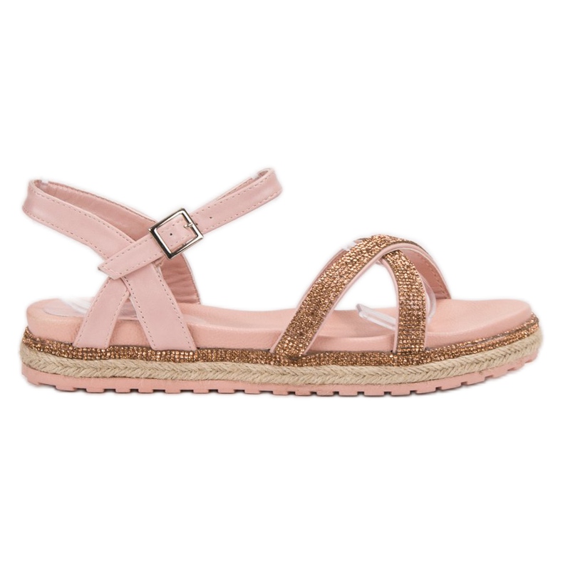 SHELOVET Sandales roses pour femmes