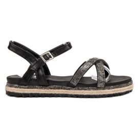 SHELOVET Sandales pour femmes noires