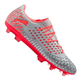 Chaussures de foot Puma Future 4.1 Netfit Low Fg / Ag M 105730-01 multicolore gris
