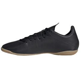 Chaussures d'intérieur adidas X 19.4 In M F35339 noir noir