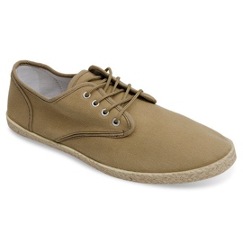 Baskets Espadrilles Paille 8740 Semelle Camel brun