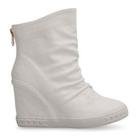 Baskets Baskets Sur Bottes Compensées Ovye 397 Blanc
