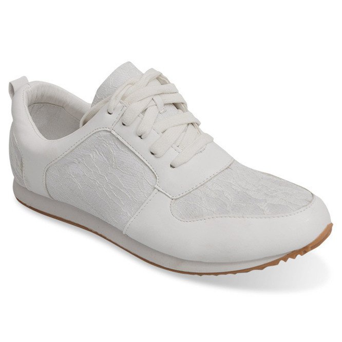 Baskets De Sport Avec Dentelle 3575 Blanc blanche