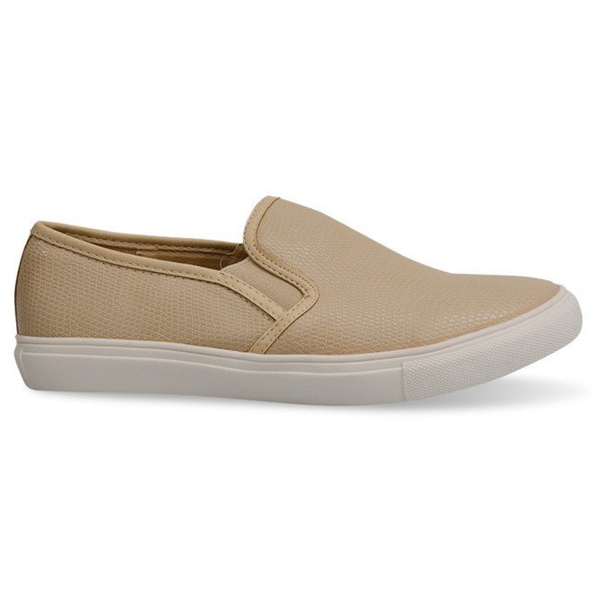Baskets à enfiler Slip On 2207 Beige