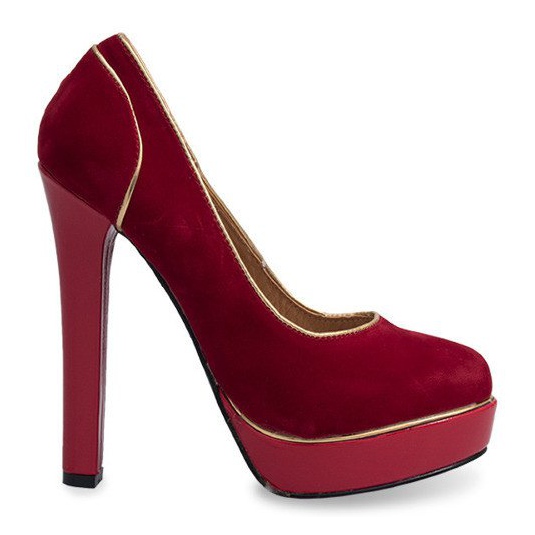 Escarpins Classiques Sur La Plateforme 805 Rouge Escarpins Classiques Sur La Plateforme 805 Rouge