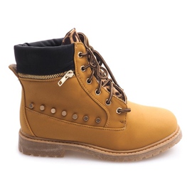 Trappeurs Chauds Avec Ornements A06 Camel brun