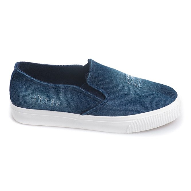 Jean Slip On K-89 Bleu Marine