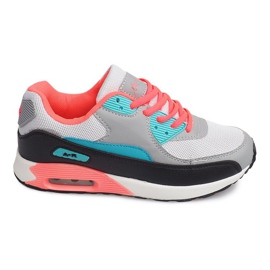 Baskets de sport B306A-62 noir gris multicolore