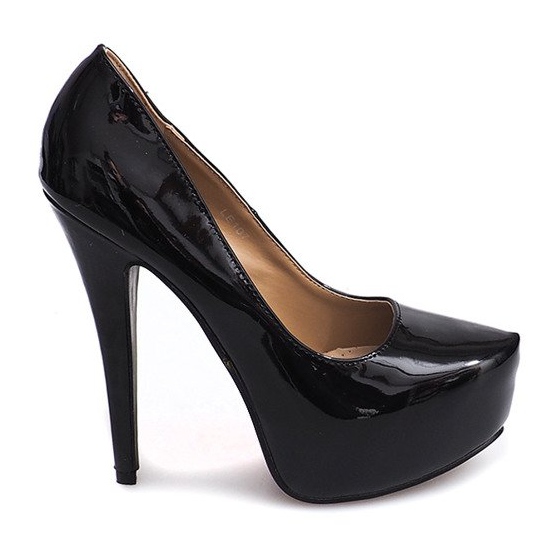 Broches laquées sur la plateforme LE107 Black le noir Broches laquées sur la plateforme LE107 Black le noir