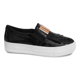 Sneakers Laquées Sur Compensée S-1 Noir le noir