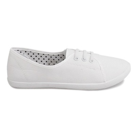Baskets Nouées Slip On BE43 Blanc blanche