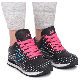 Baskets de sport B1573-1 Noir le noir multicolore