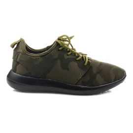 Chaussures de course de sport F369-2 Moro multicolore vert