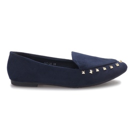 Slip-ons bleu marine avec clous Hawen Slip-ons bleu marine avec clous Hawen