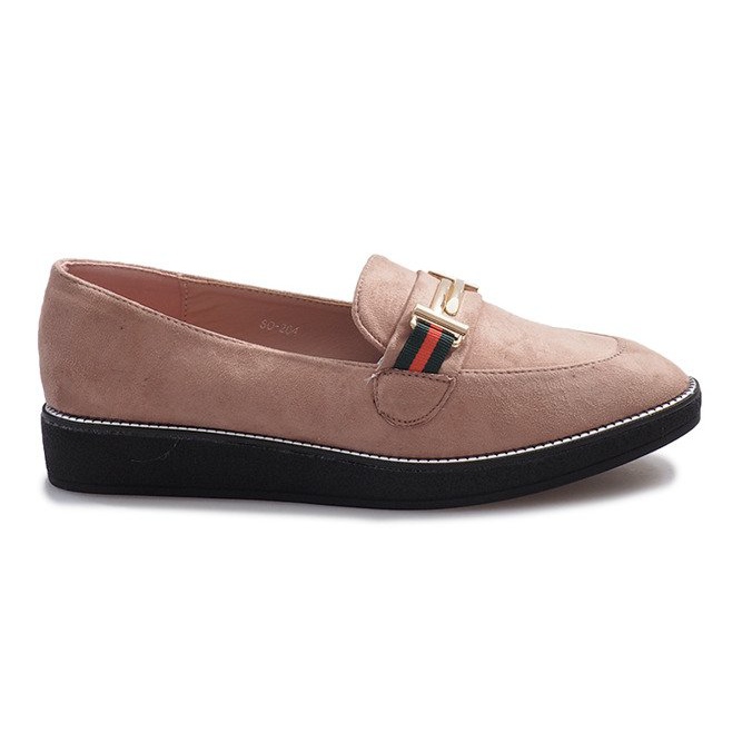 Chaussures à enfiler roses avec clous Ranges Chaussures à enfiler roses avec clous Ranges