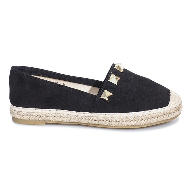 Espadrilles Soleil Or Noir le noir