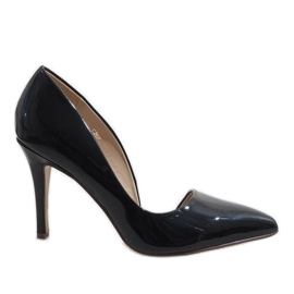 Escarpins noirs asymétriques C26